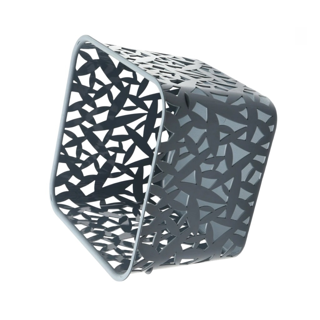 Корзина Econova XXL, универсальная, серая, 145х205х205 мм, 4.7 л, 431245011