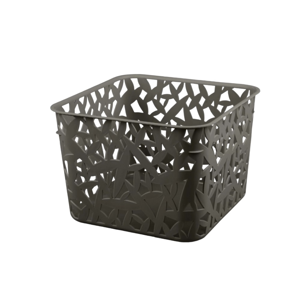 Корзина Econova XXL, универсальная, серая, 145х205х205 мм, 4.7 л, 431245011