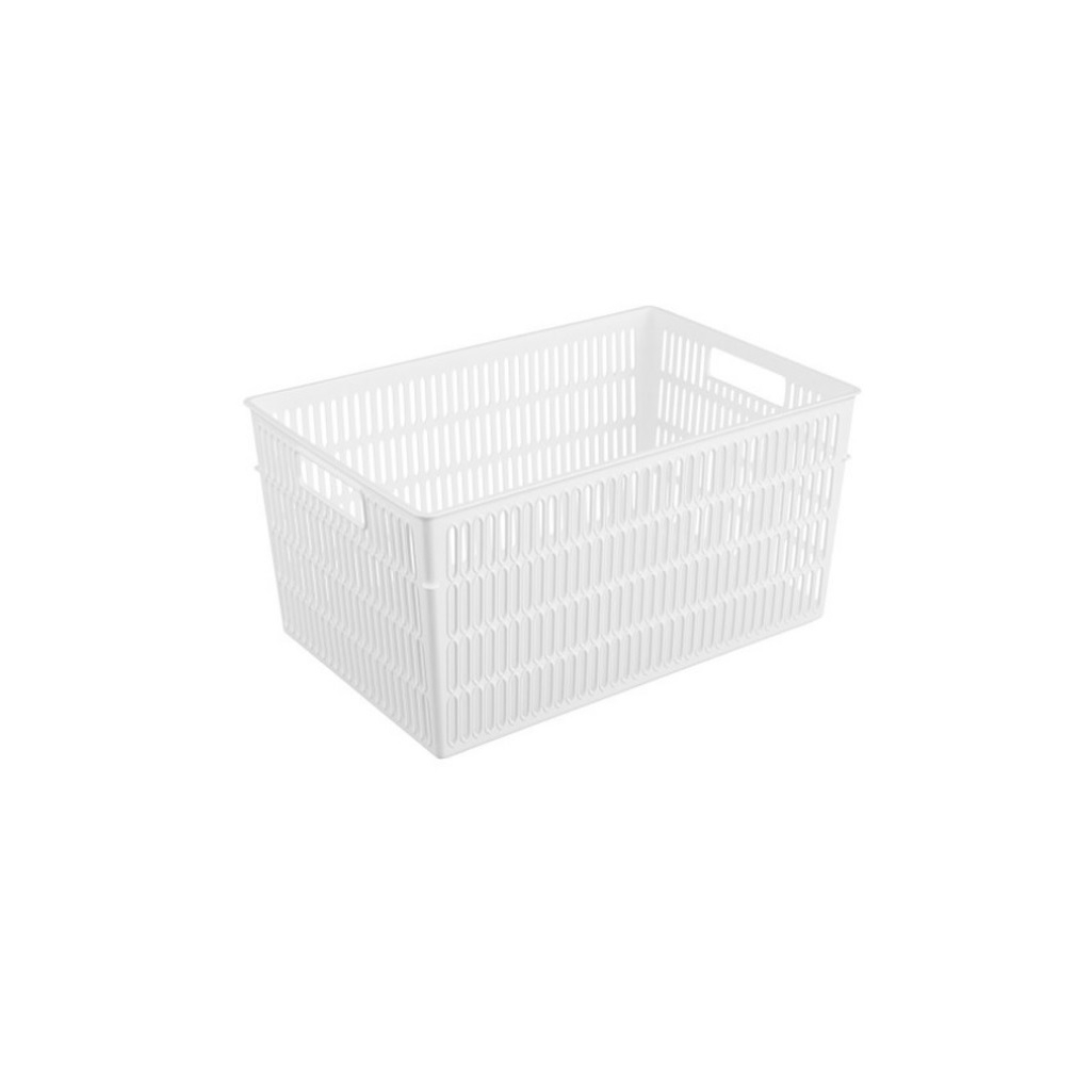 Корзина Econova Simplify, универсальная, белая, 138х184х274 мм, 6 л, 435250516