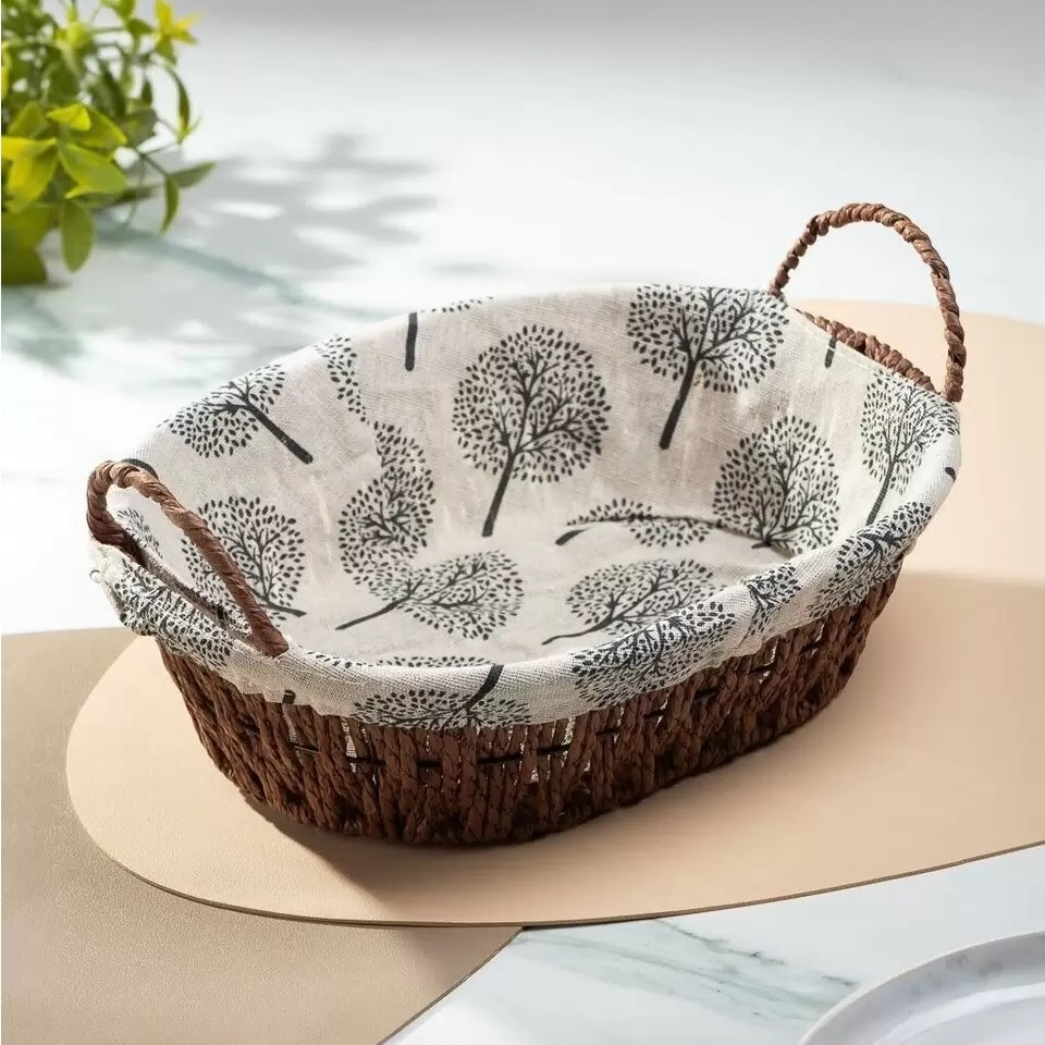 Корзина овальная Дерево Y6-2526, плетеная, с ручками, 80х210х300 мм