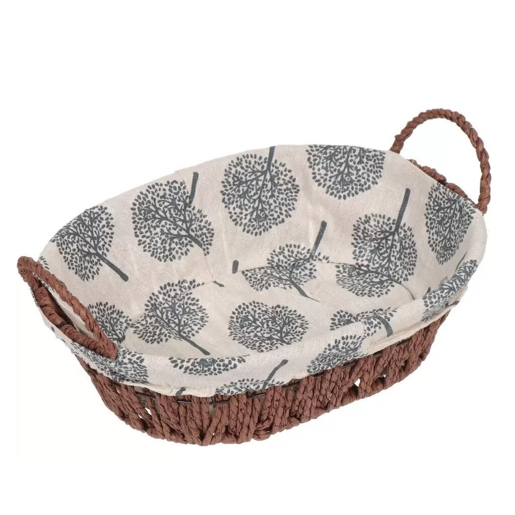 Корзина овальная Дерево Y6-2526, плетеная, с ручками, 80х210х300 мм