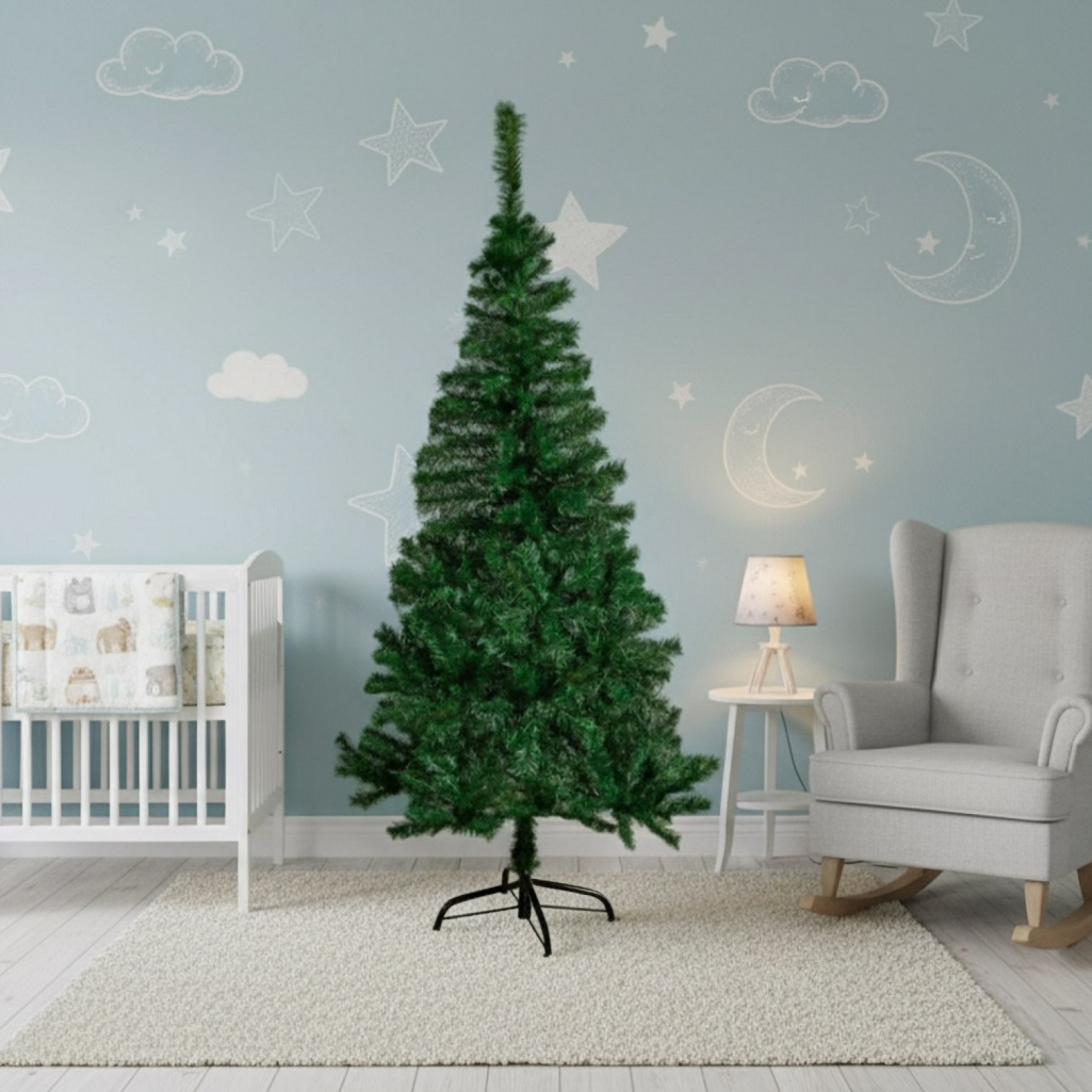 Ель декоративная Зимнее Волшебство, 280 веток, зеленая, высота 150 см