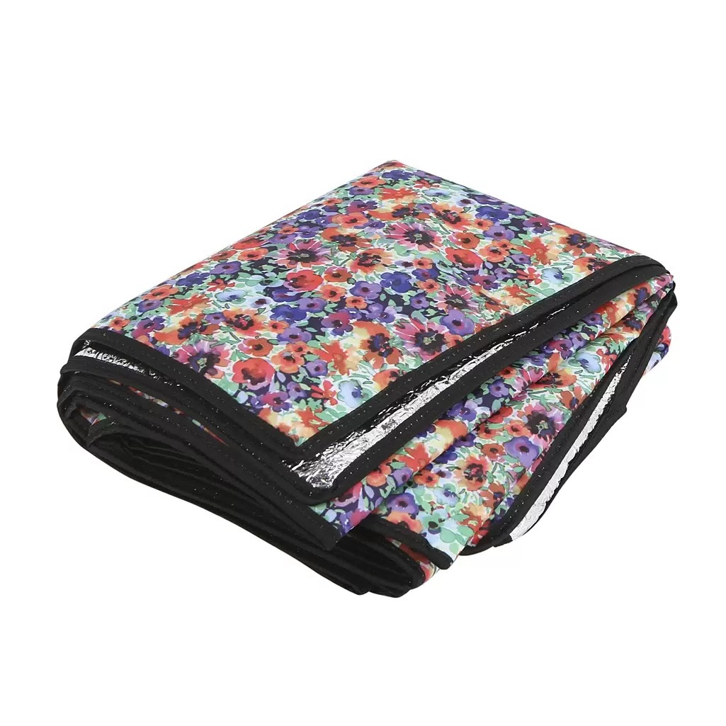 Коврик туристический Я выбрал Color с алюминиевой фольгой, камуфляж, осенний лес, 3х600х1900 мм