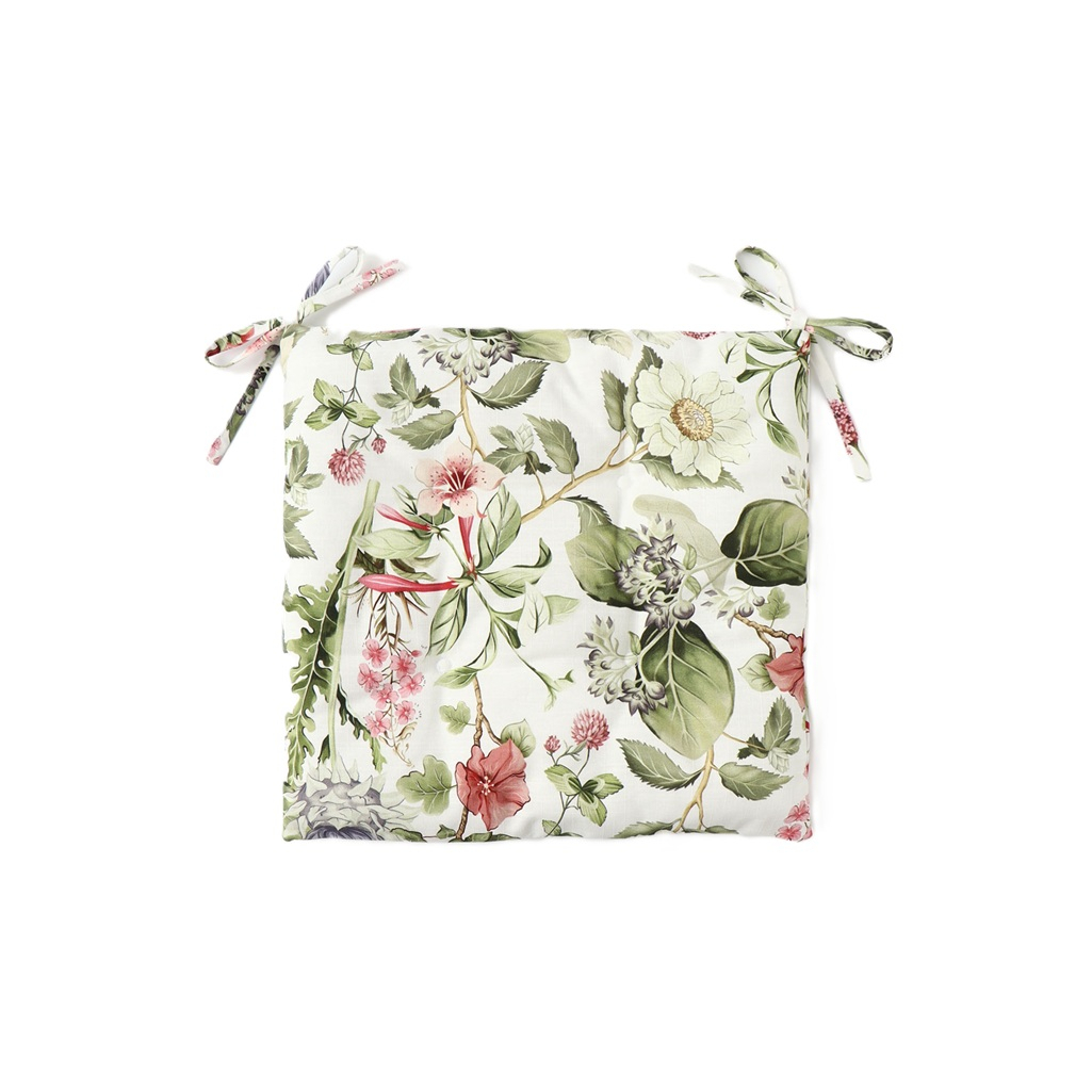 Сидушка на стул Этель Organic home 10861796, хлопок, 7х42х42 см