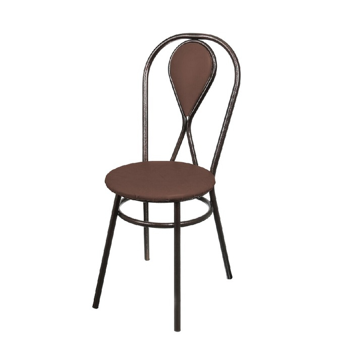 Стул Омега 390х390х910 мм шоколад на меди винилискожа Модуль