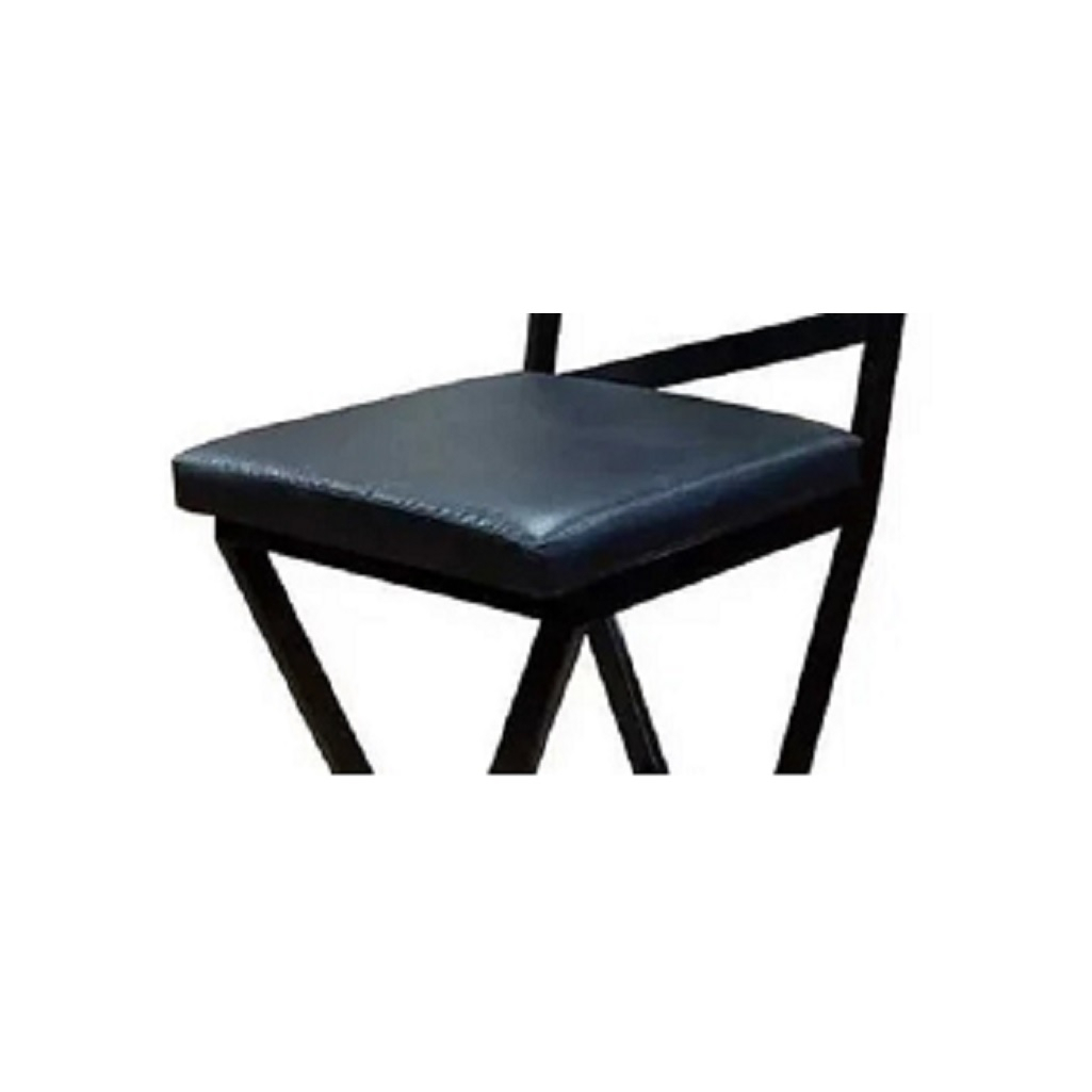 Стул барный New Victoria Усть-Люга, с мягким сиденьем Лофт Nova, черный