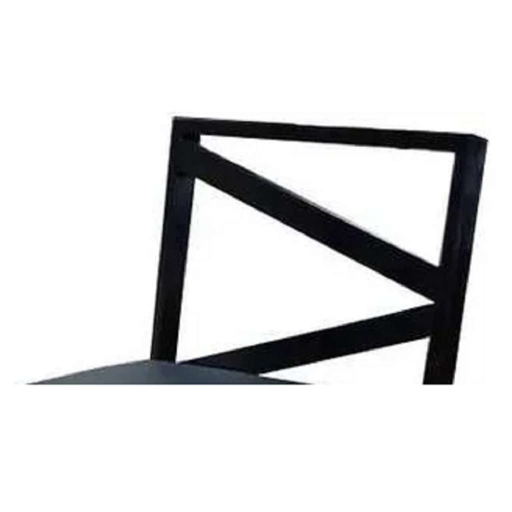 Стул барный New Victoria Усть-Люга, с мягким сиденьем Лофт Nova, черный