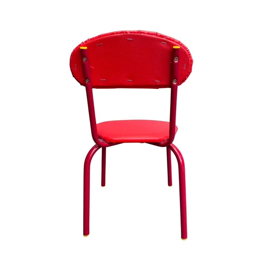 Стул детский Nika Тигренок с мягким сидением, алый, 32х35х55 см