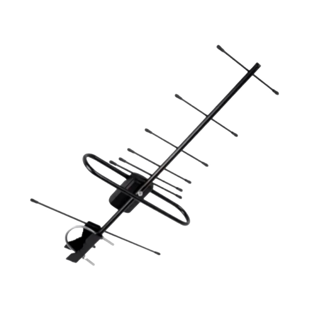 Антенна наружная Locus Эфир 08AF Turbo, активная, для цифрового ТВ DVB-T/T2, с балансным усилителем, стальная