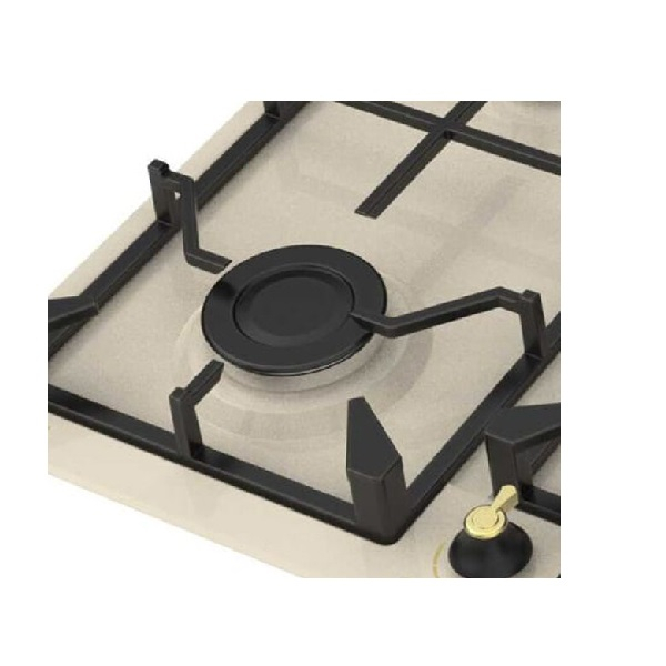 Газовая варочная поверхность Willmark WGH-4601BR бежевая ретро