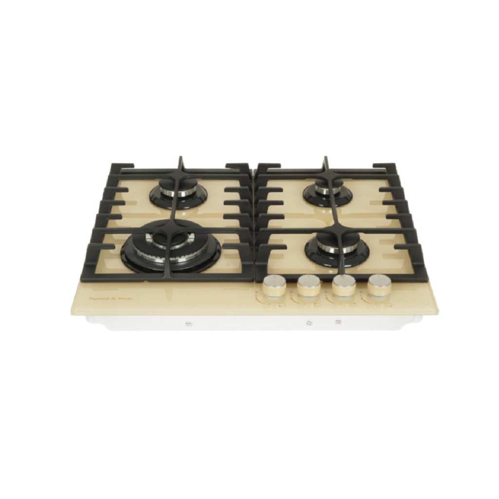 Панель варочная газовая Zigmund&Shtain MN197.61, 4 конфорки, бежевый
