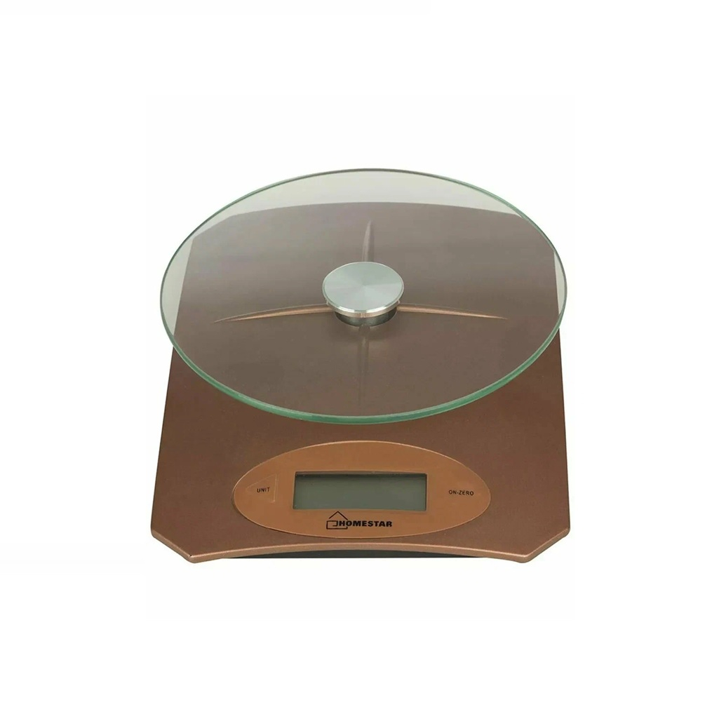 Весы кухонные Homestar HS-3002  электронные , стекло, пластик, 16х22 см, до 5 кг