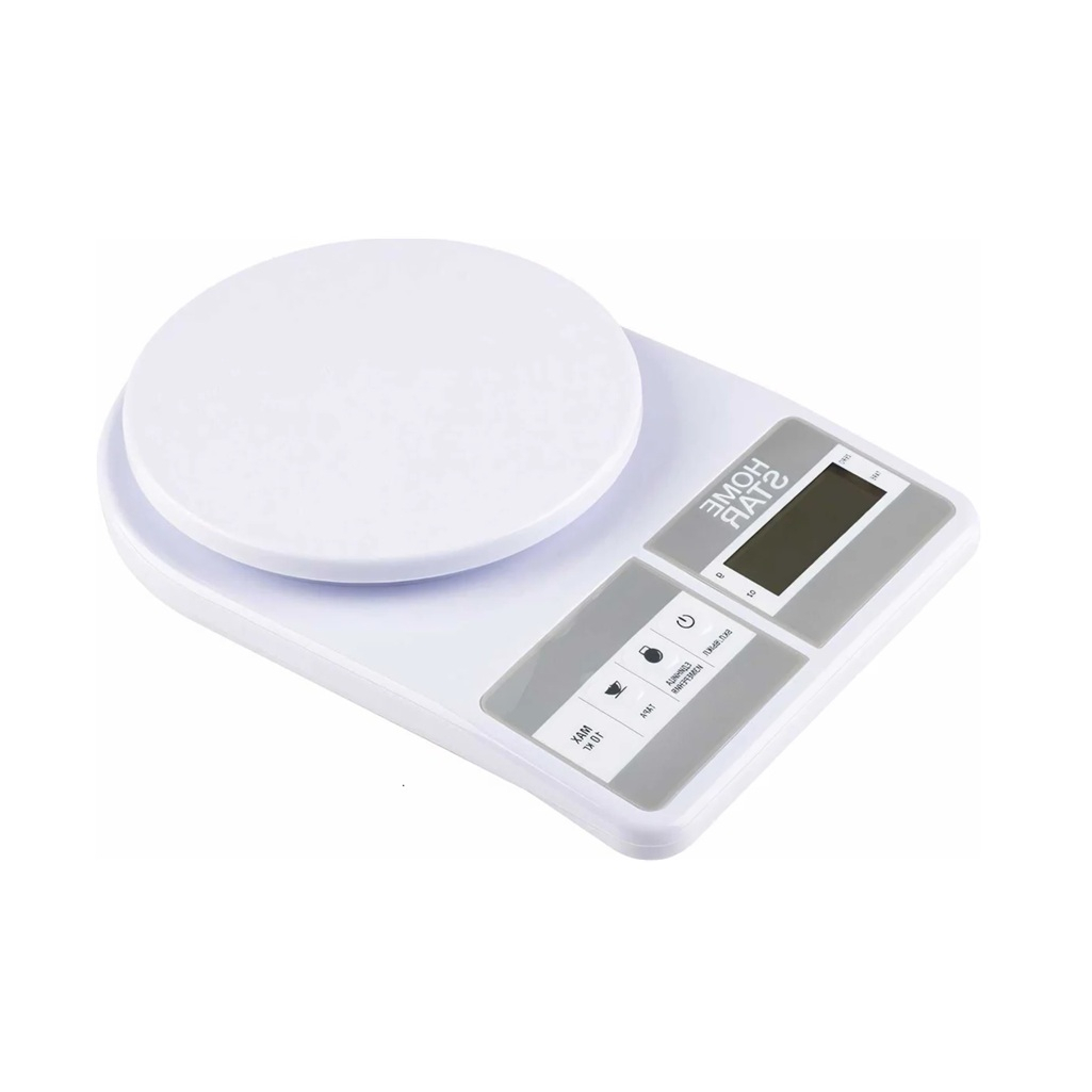 Весы кухонные Homestar HS-3012 электронные, пластик, белые, до 10 кг