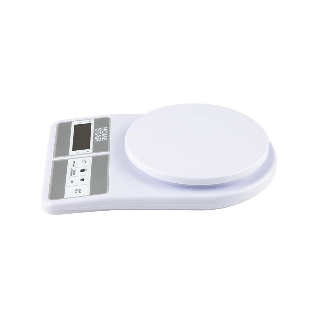 Весы кухонные Homestar HS-3012 электронные, пластик, белые, до 10 кг