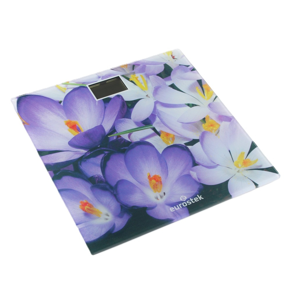 Весы напольные Eurostek EBS-2605 электронные, стекло, фиолетовые, до 180 кг