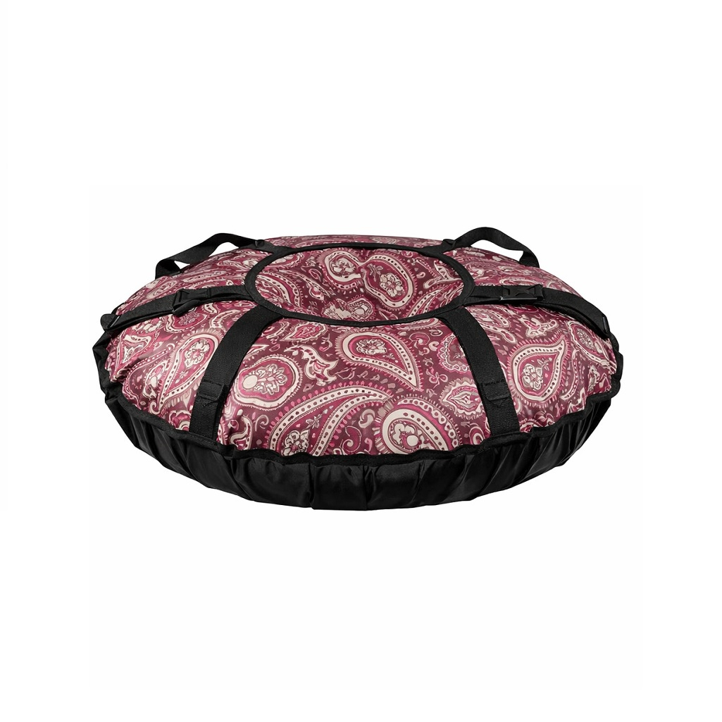 Санки-ватрушка Hubster Люкс Микс, с ручками, мультиколор, диаметр 100 см