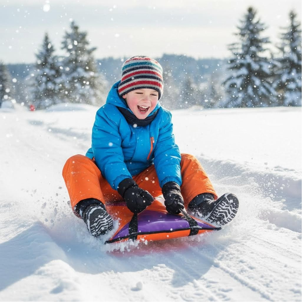 Ледянка Saimaa №3, усиленные ручки, малая, прямоугольная 30х45 см