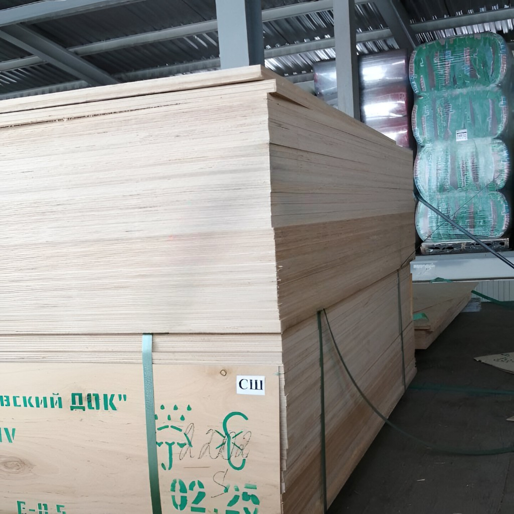 Фанера строительная ФК, сорт 4/4, береза 4х1525x1525 мм, для внутренних работ