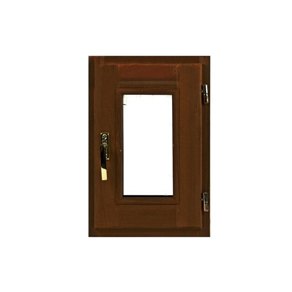 Окно для бани и сауны Термолипа, размер 400х500 мм, 2 стекла, распашное, с ручкой