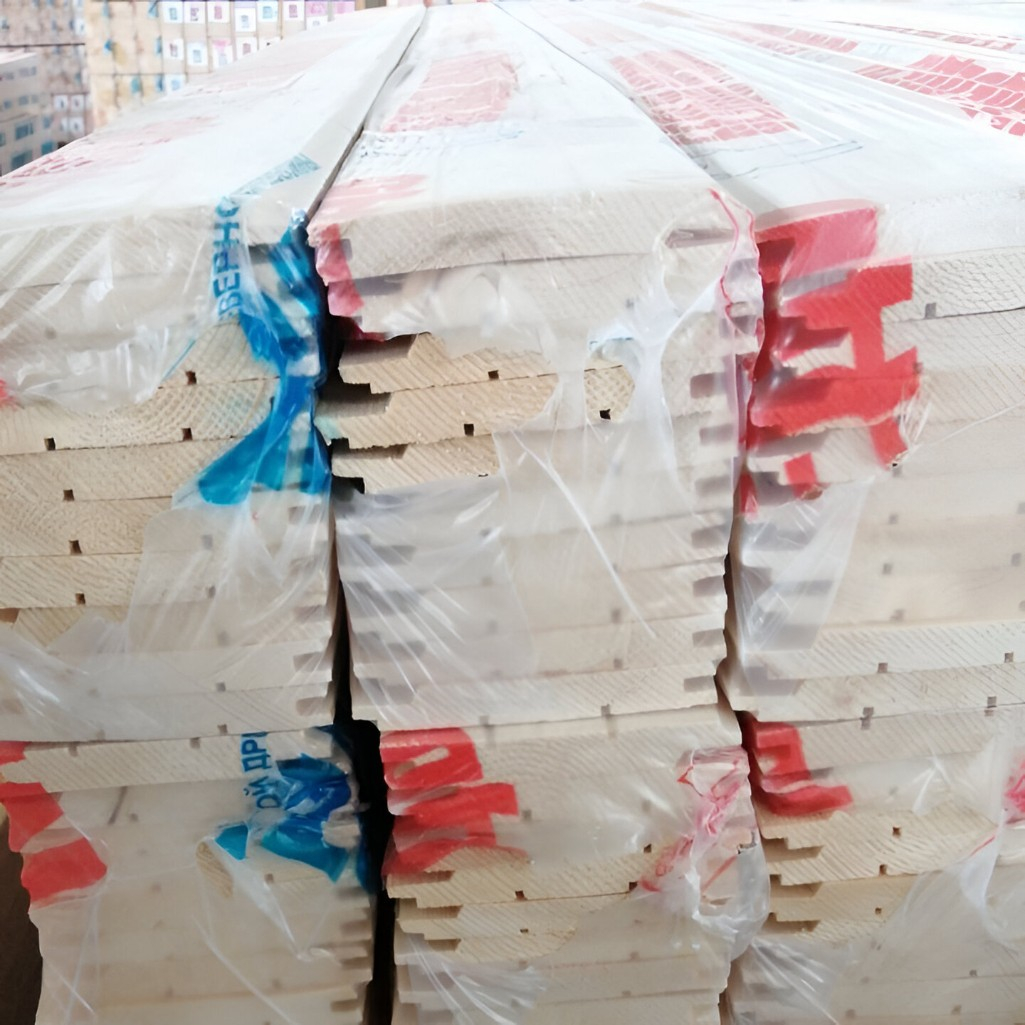 Евровагонка, сорт В, Хвоя, Архангельск 12.5х96х2000 мм, в упаковке 10 штук