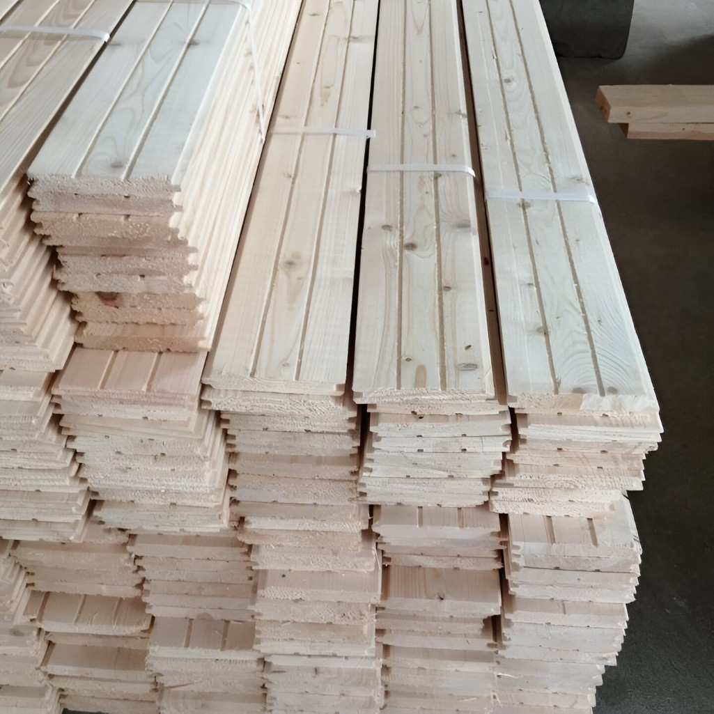 Вагонка Штиль, сорт АВ, Лиственница 14х122х4000 мм, в упаковке 10 штук