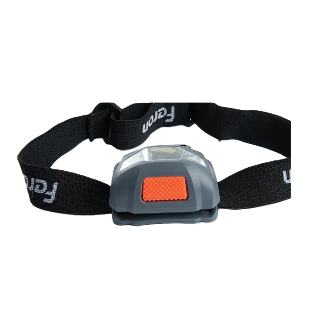 Фонарь светодиодный налобный Feron TH2301 аккумуляторный, 3 Вт, 1COB, USB, пластик, серый