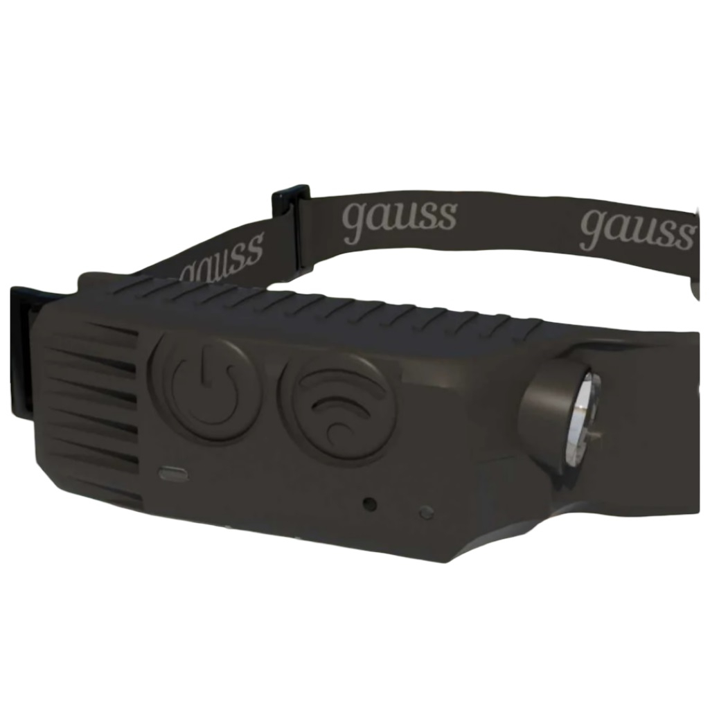 Фонарь светодиодный налобный Gauss, модель GFL411, 7W, 800mAh, 330lm, аккумулятор Li-ion, 6 режимов