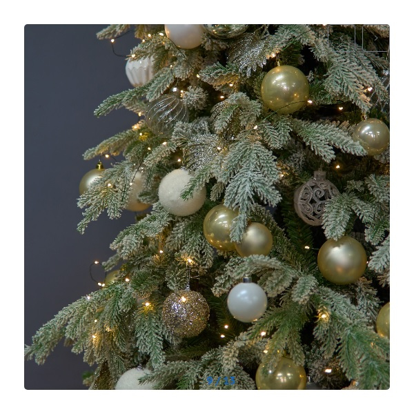 Гирлянда светодиодная Uniel Роса ULD-S10000-1000/DGA warm white, IP20, нить, Теплый свет UL-00012089, 100 м