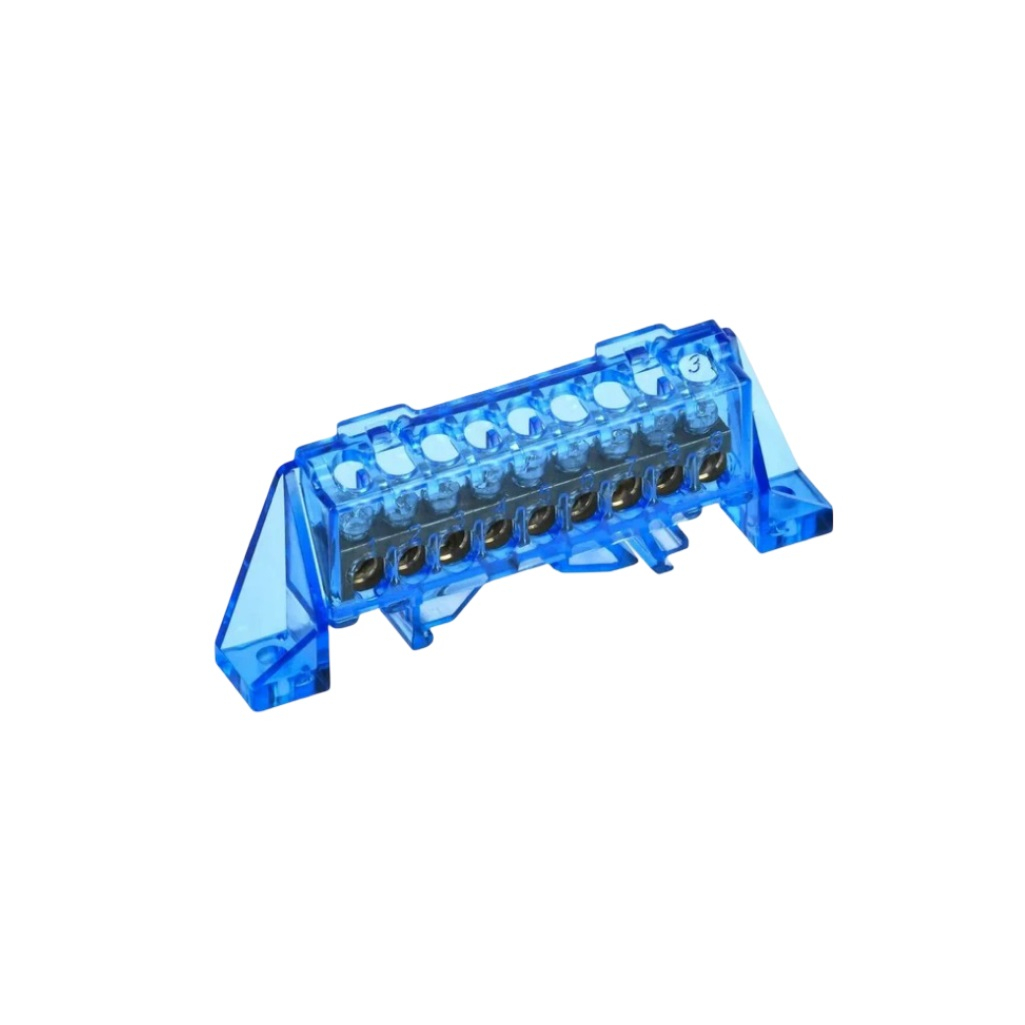 Шина нулевая Tekfor IEK N, Стойка, 6х9-9-С, TF-NN10-09-DP-K07