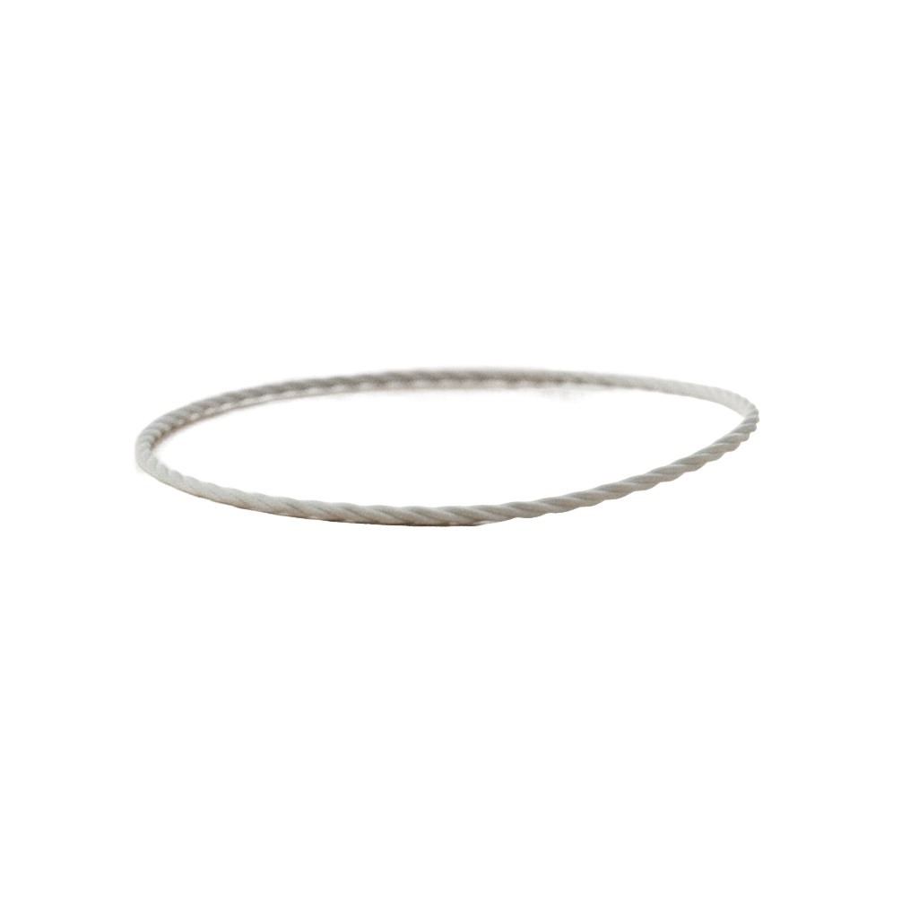 Провод витой Bironi B1-425-71-50 бытовой ПУГВнг-LS, 2х2.5 кв.мм, декоративный, белый, длина 1 метр