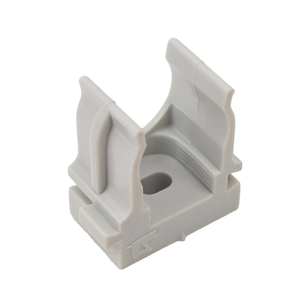 Держатель для труб Промрукав PR13.0119 с защелкой, клипса для монтажного пистолета, диаметр 16 мм