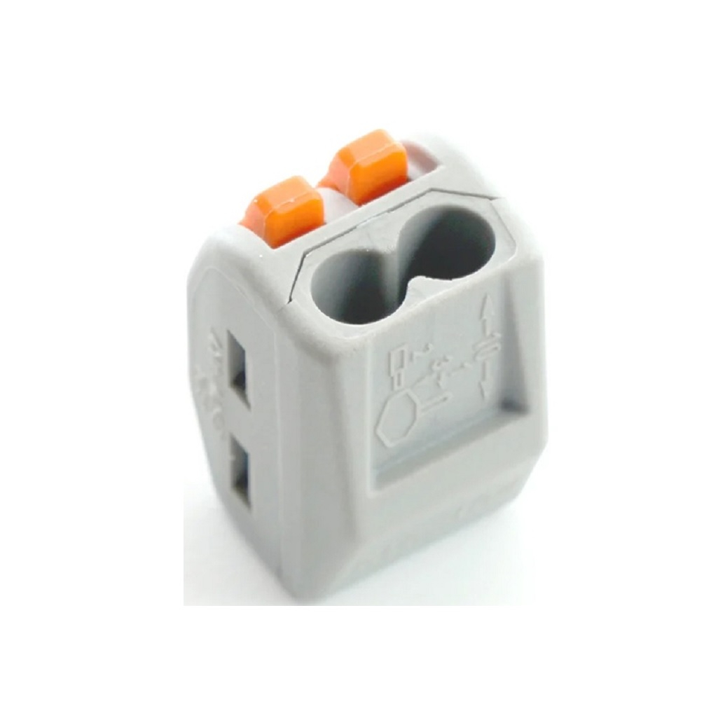 Клемма строительно-монтажная Stekker LD222-412 32396, 2-проводная