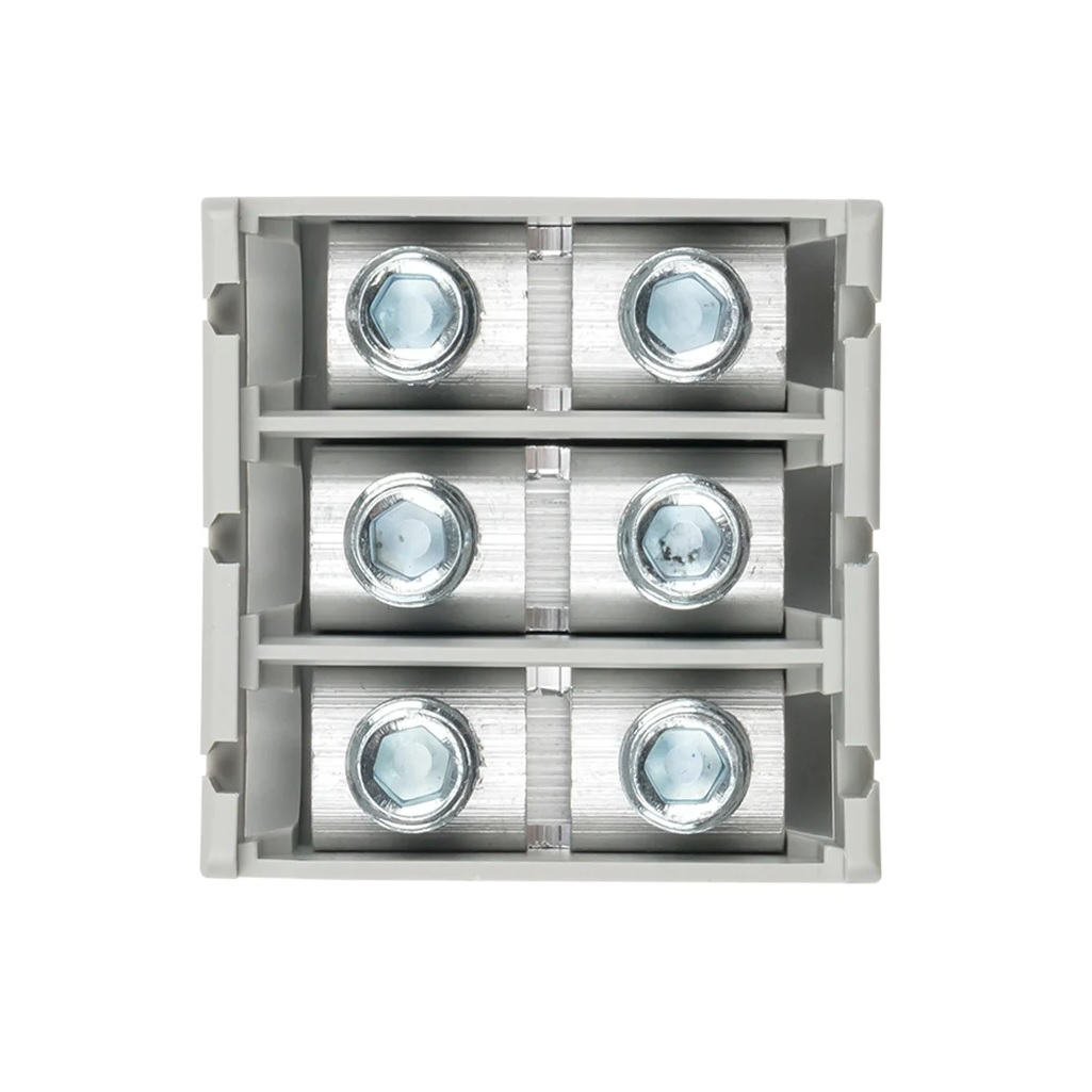 Клемма силовая вводная тройная EKF КСВ PROxima 16-50, plc-kvs3-16-50-grey, серая