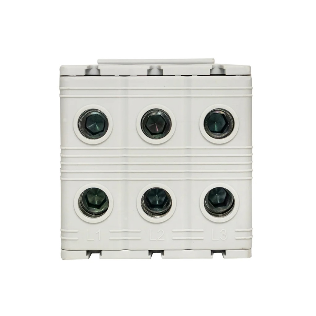 Клемма силовая вводная тройная EKF КСВ PROxima 16-50, plc-kvs3-16-50-grey, серая