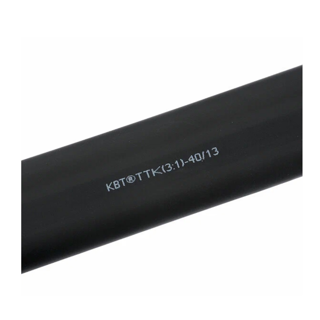 Трубка термоусадочная клеевая КВТ 85069 ТТК-(3:1)-40/13 черная, длина 1 м