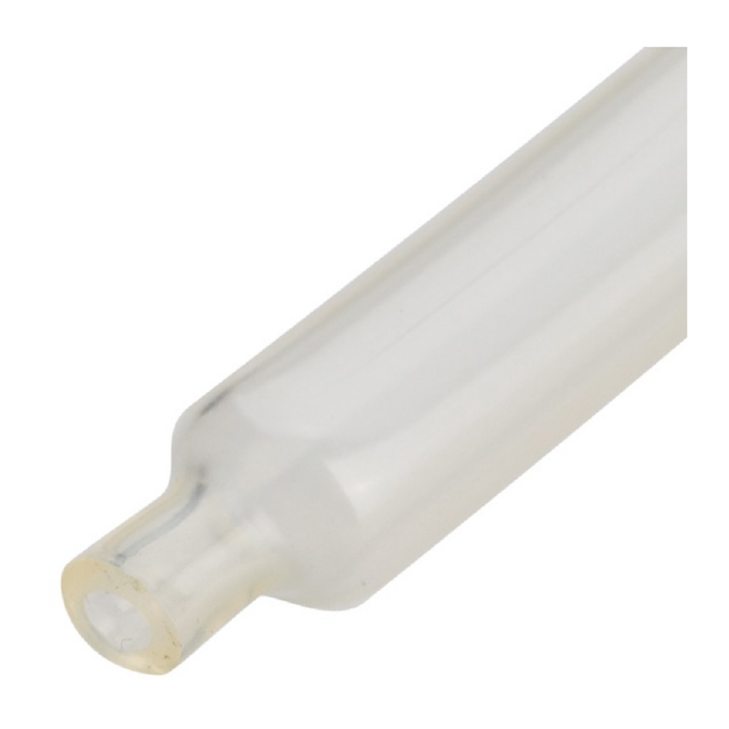 Трубка термоусадочная КВТ клеевая ТТК-(3:1)-6/2 59683, прозрачная, без подавления горения