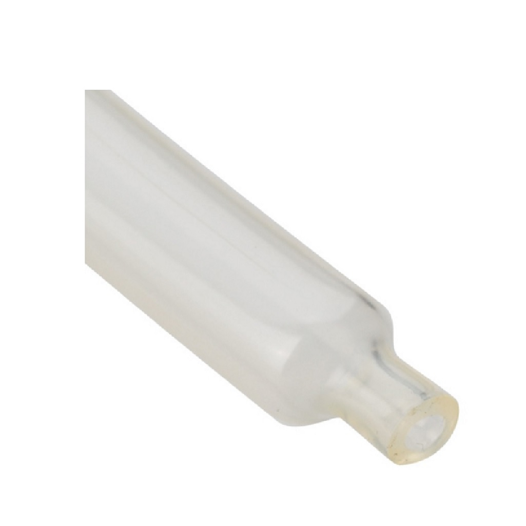 Трубка термоусадочная КВТ клеевая ТТК-(3:1)-6/2 59683, прозрачная, без подавления горения