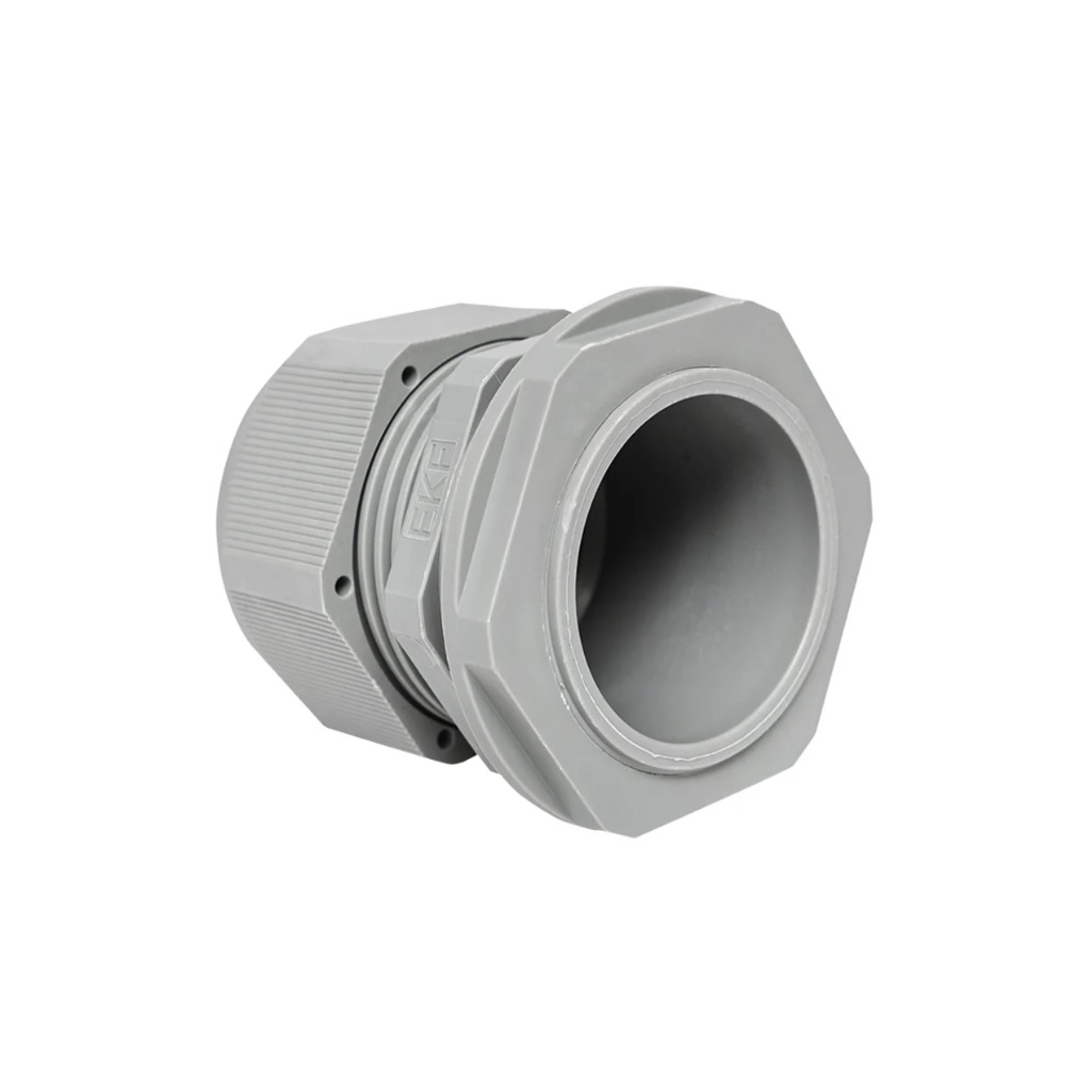 Сальник EKF PG36, IP54, для кабеля диаметром 22-32 мм, пластиковый, серый, plc-pg-36