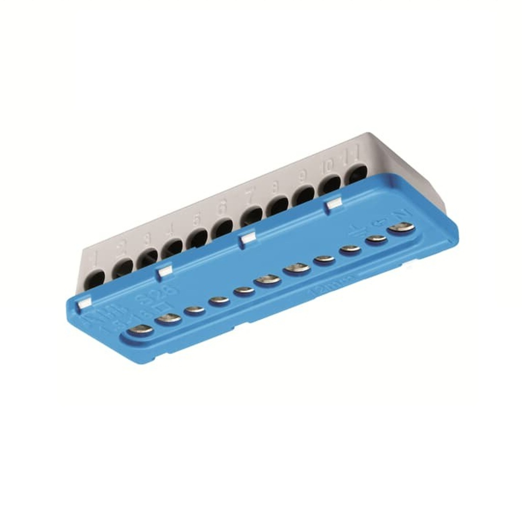 Клеммник силовой винтовой ABB NK/S11, 100 А, термопласт, синий