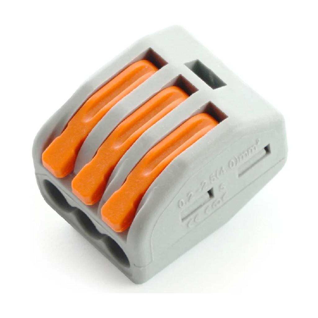 Клемма строительно-монтажная Stekker LD222-413 32397, 3-проводная