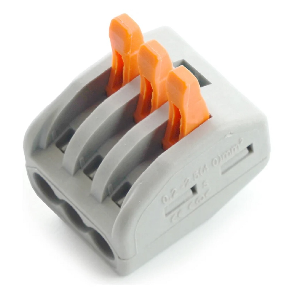 Клемма строительно-монтажная Stekker LD222-413 32397, 3-проводная