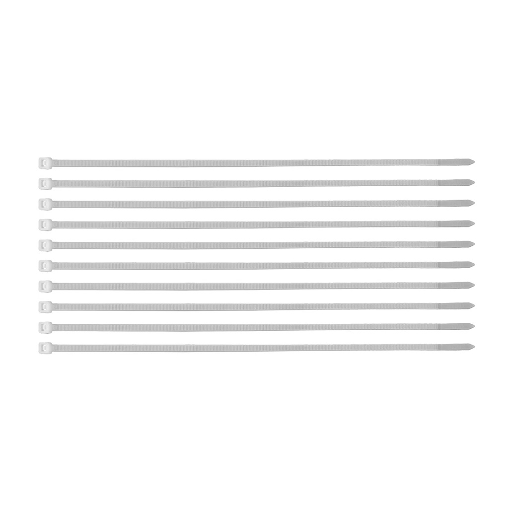 Стяжка кабельная Сибртех 45535 пластик 4.8х250 мм, упаковка 100 шт, белый