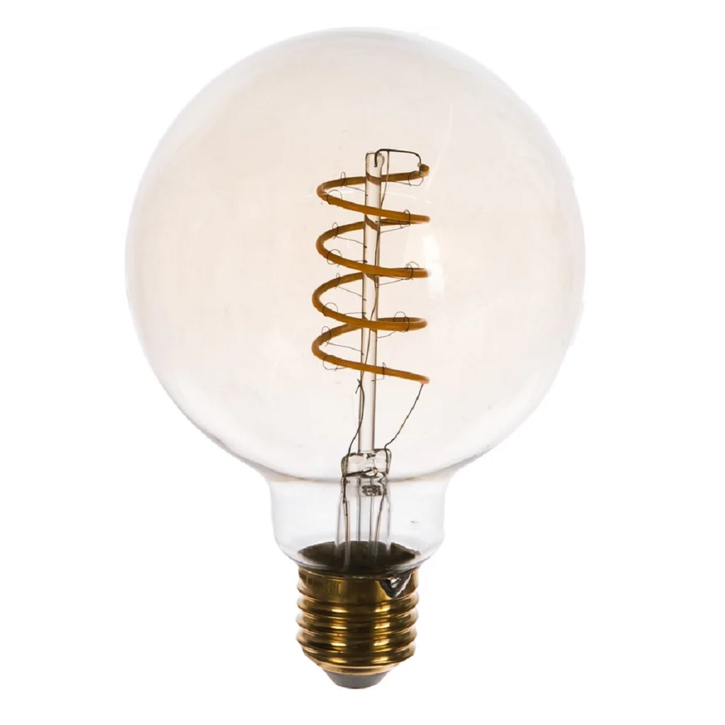 Лампа светодиодная Vintage Uniel LED-G95-4W/GOLDEN/E27/CW GLV21GO, золотистая