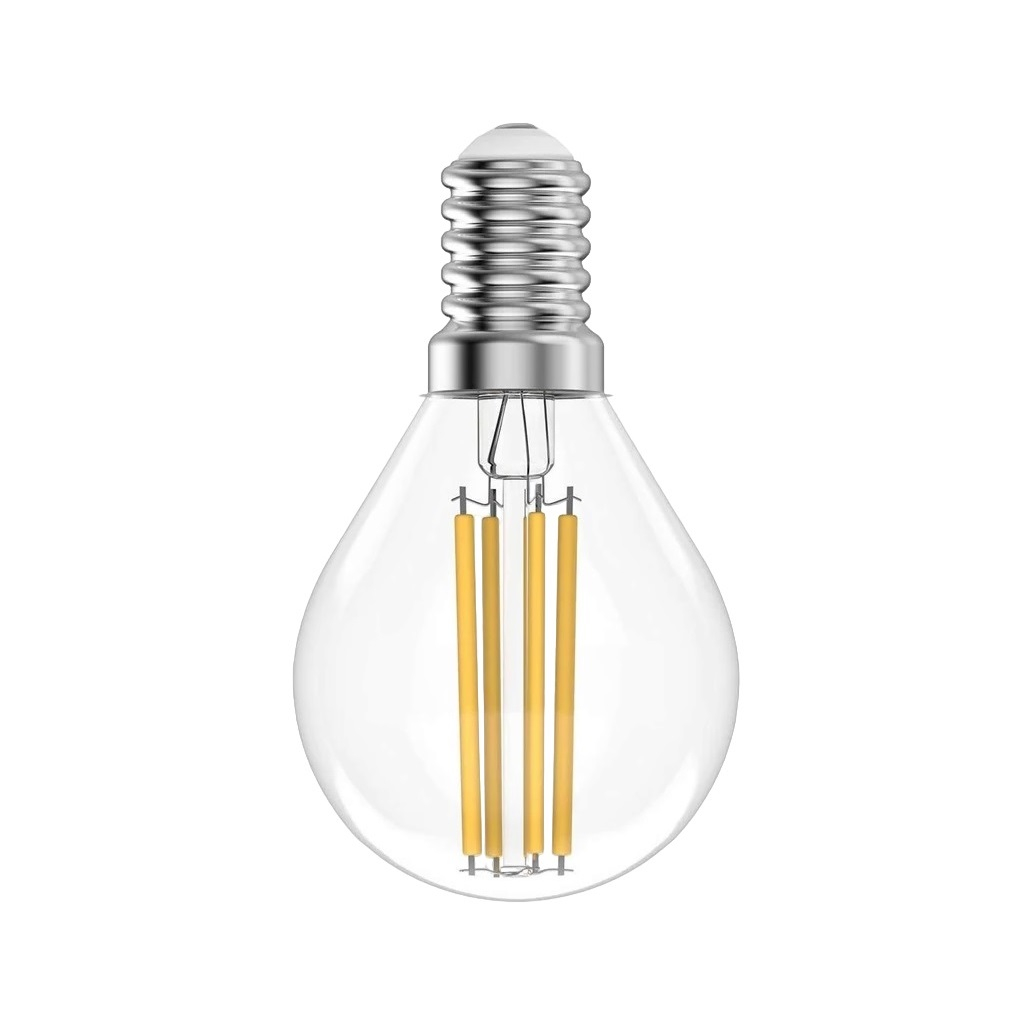 Лампа светодиодная филаментная Gauss Filament Elementary 52128, Шар, Е14, 8Вт, 4100К, нейтральный белый свет