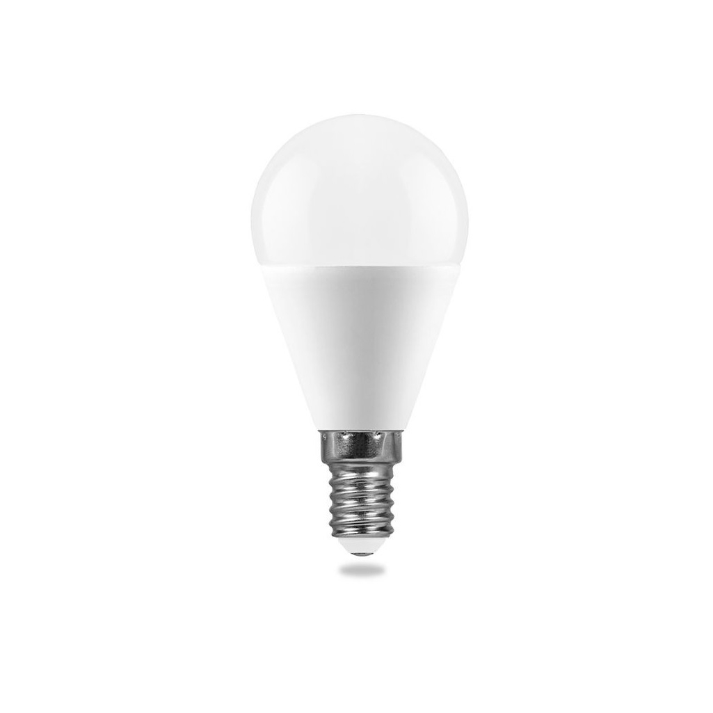 Лампа светодиодная Feron LB-750 Шарик 25946, E14, 11W, 175-265V, 2700K, теплый белый свет