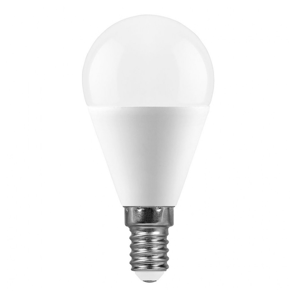 Лампа светодиодная Feron LB-750 Шарик 25947, E14, 11W, 175-265V, 4000K, белый свет