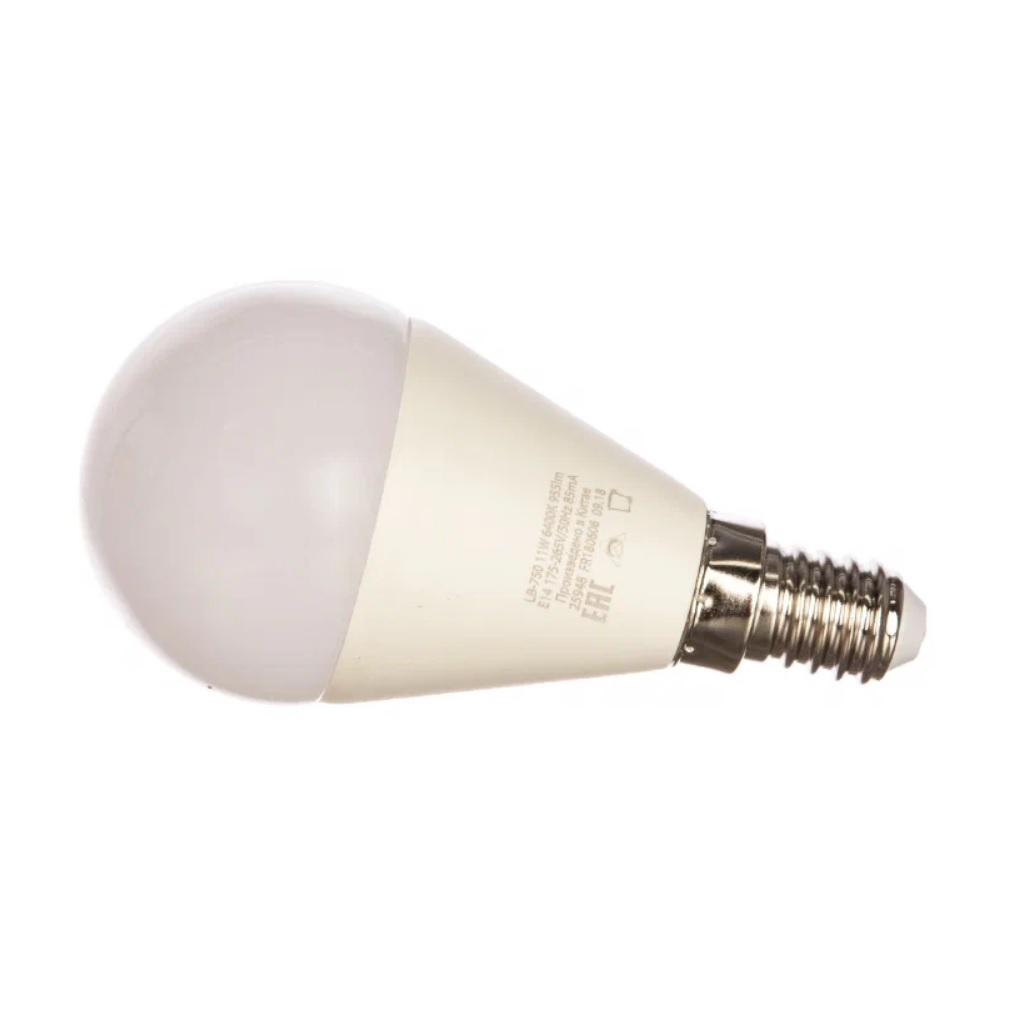 Лампа светодиодная Feron LB-750 Шарик 25948, E14, 11W, 175-265V, 6400K, дневной свет