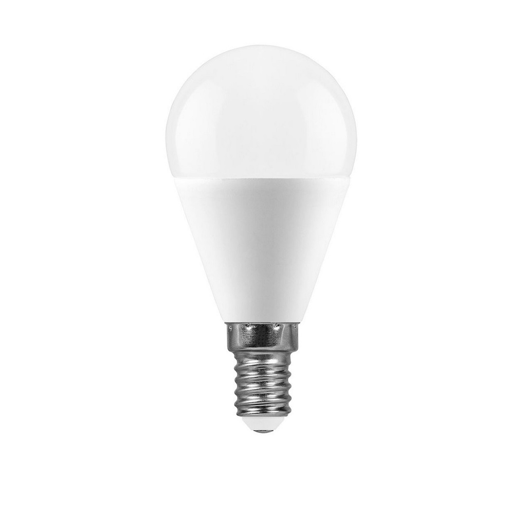 Лампа светодиодная Feron LB-750 Шарик 25948, E14, 11W, 175-265V, 6400K, дневной свет