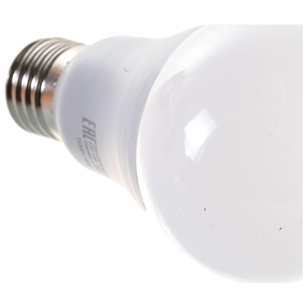 Лампа светодиодная Ресанта 76/1/20, груша, А65, Е27, 15 Вт, 4000K нейтральный белый свет