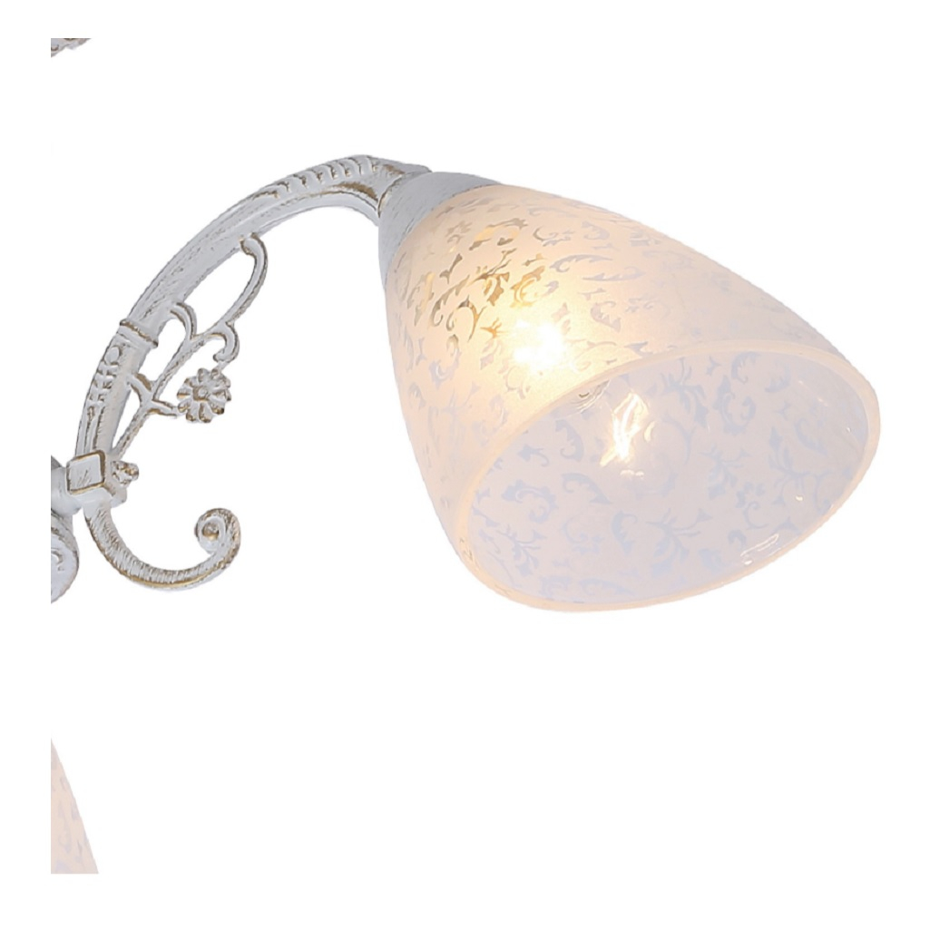 Люстра Reluce 74430-0.3-03, 3 лампы, E27, 120 Вт, стекло, до 6 кв.м